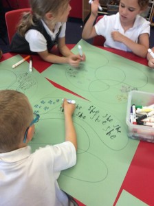 We have found lots of really fun and different ways to practise our spellings.